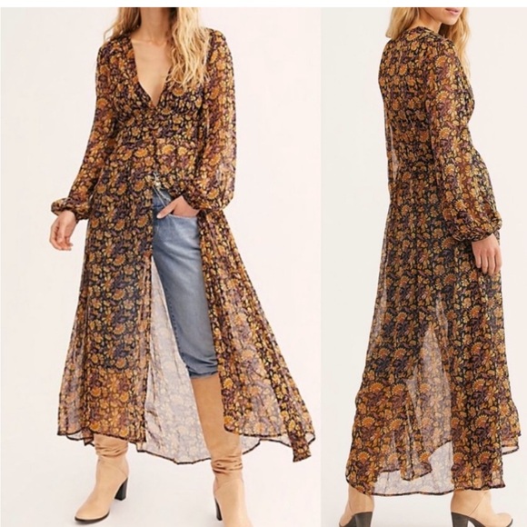 Free People Valerie Duster NWOT - Picture 1 of 8